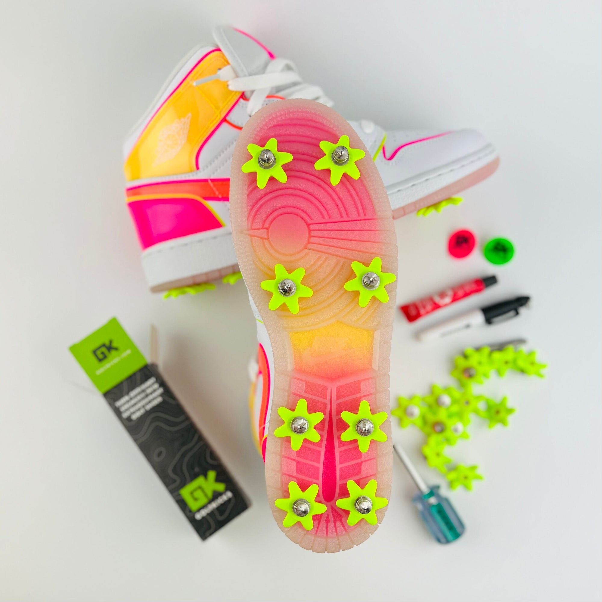 GOLFKICKS Golf Traction Kit for Sneakers PREORDER (ships mid OCTOBER)