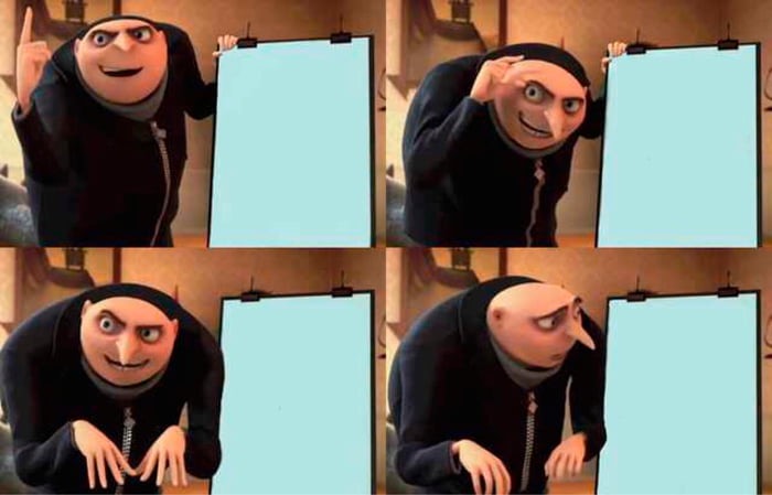 Gru's Plan meme about Golfkicks